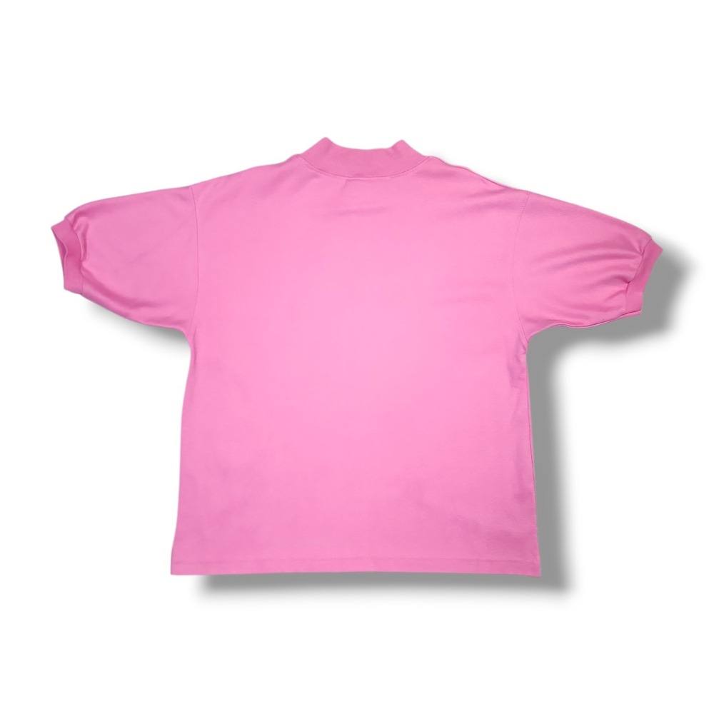 Vintage 80's C.A. 405 All Pink Ringer T-Shirt Men's L USA Made